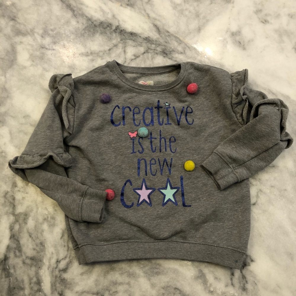 Cute sweatshirt- Creativity is the new cool